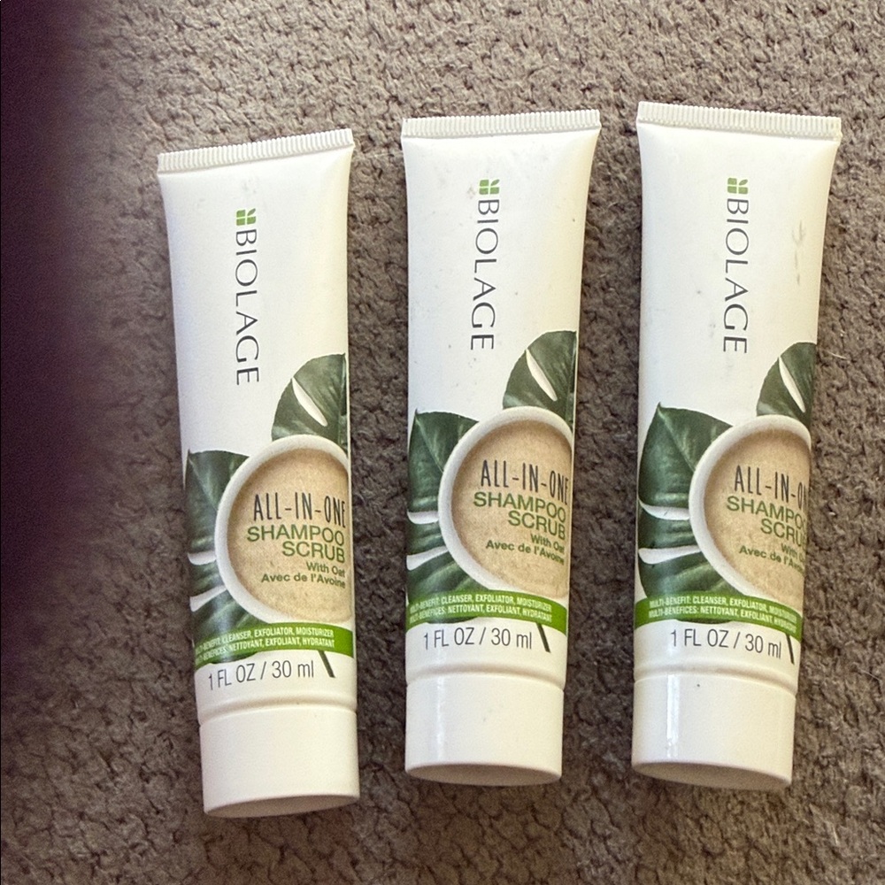 TODAY ONLY $12 Biolage All-in-One Shampoo Scrub Samples 1oz each